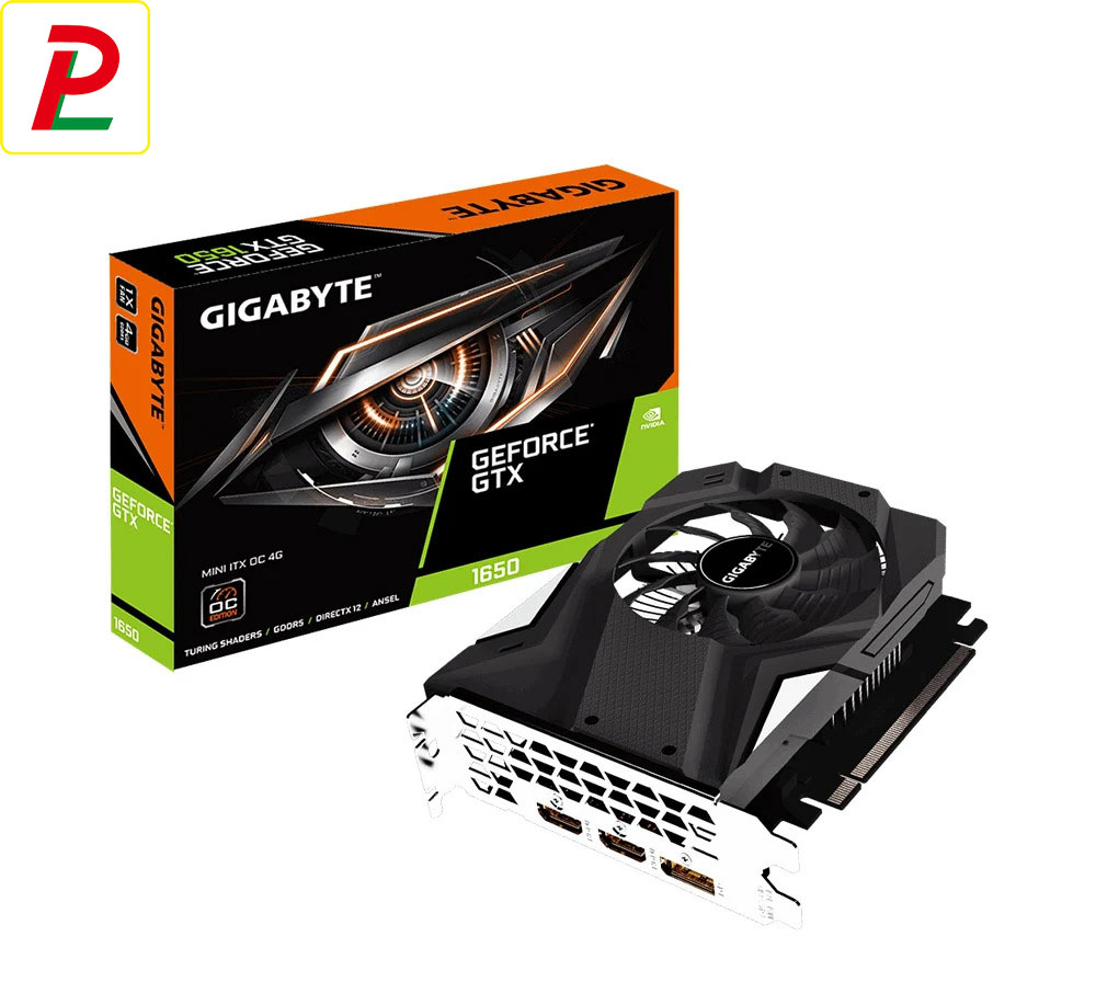 Card màn hình GIGABYTE GeForce GTX 1650 4GB GDDR5 Mini ITX OC (GV-N1650IXOC-4GD)