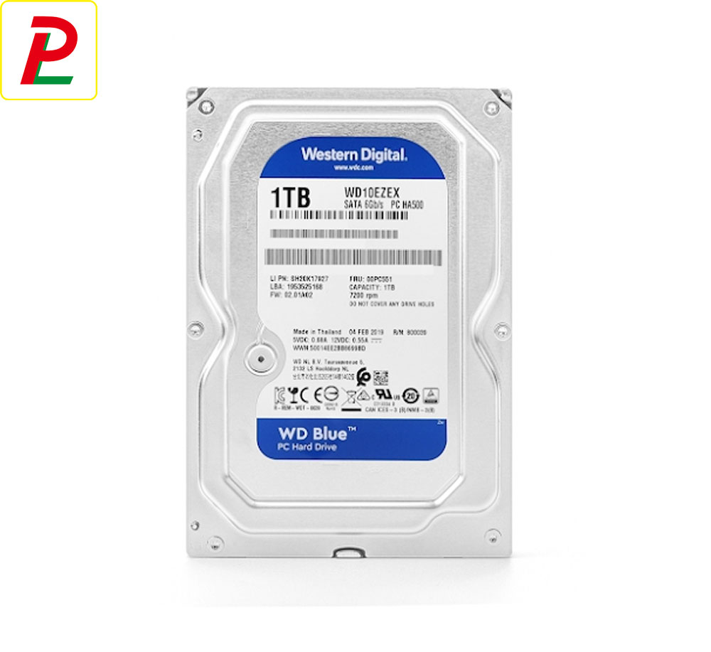 Ổ cứng HDD Western Digital Blue 1TB 3.5" SATA 3 - WD10EZEX
